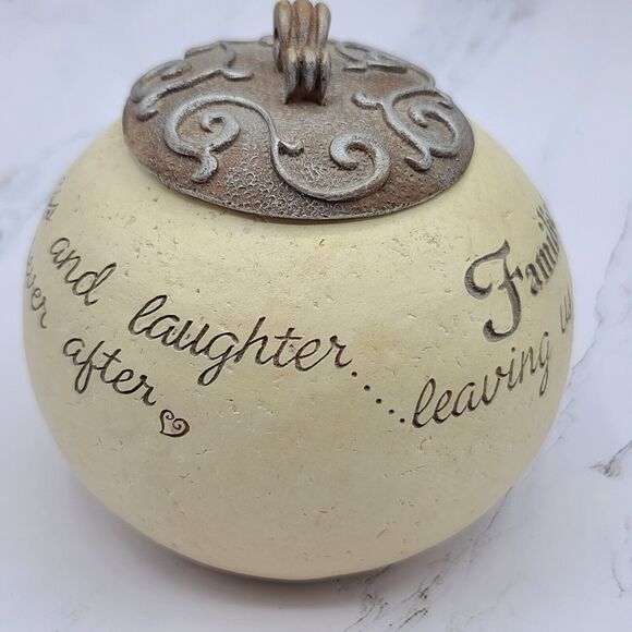 Comfort To Go Pavillion Gift Families Fill Our Lives 2006 Tea Light Holder Lid - Picture 5 of 10